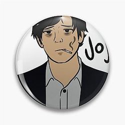 Joji Pins - Sad Joji With A Cigarette Pin RB3006