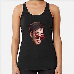 Joji Tank Tops - Joji Glasses Racerback Tank Top RB3006
