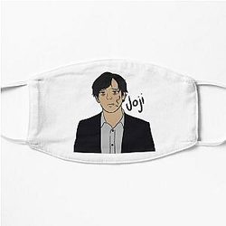 Joji Face Masks - Sad Joji With A Cigarette Flat Mask RB3006