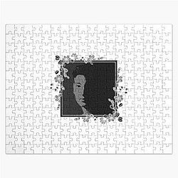 Joji Puzzles - Joji Floral Portrait BW (No text) Jigsaw Puzzle RB3006
