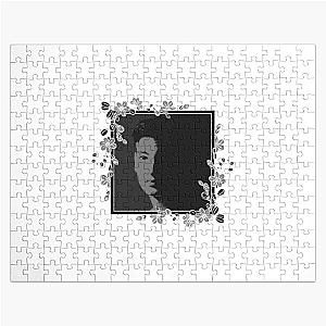 Joji Puzzles - Joji Floral Portrait BW (No text) Jigsaw Puzzle RB3006
