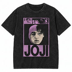 Pink And Black DTNK2406 Washed Joji T-Shirts