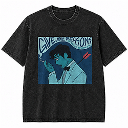 Give Me Reasons Illustration DTNK2406 Washed Joji T-Shirts