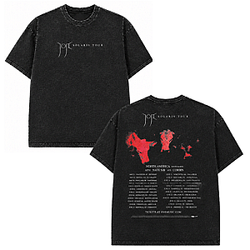 Joji x Corbin x Nate Sib Tour Map DTNK2207 Washed Joji T-Shirts