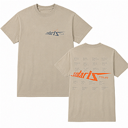 Solaris Tour Beige Orange Dates LA2207 Joji T-Shirts