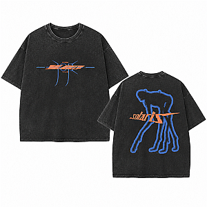 Solaris Blue Creature Vintage LA2207 Joji Wash T-Shirts