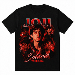 Limited Solaris Tour 2026 Red Lightning LA2207cl Joji T-Shirts