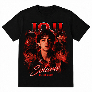 Limited Solaris Tour 2026 Red Lightning LA2207cl Joji T-Shirts