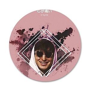 Joji Pins - Joji Pink Blackground Photo Print Metal Pin Accessories