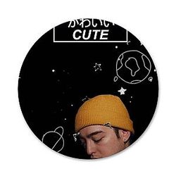 Joji Pins - Joji Cute Photo Print Metal Pin Accessories Clothes Backpack Decoration