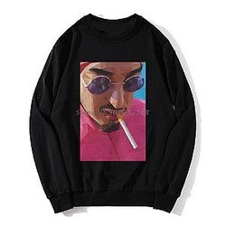 Joji Sweatshirts - Frank Pink Funny Joji Meme Unisex Pullover Sweatshirt Streetwear Style