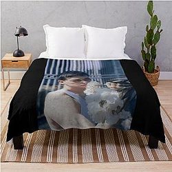 Joji - White Flower Throw Blanket