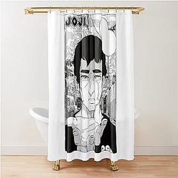 Manga Panel by Joji Crying Shower Curtain