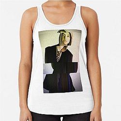 Joji Glitched Racerback Tank Top