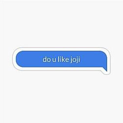 Joji - Blue Sticker