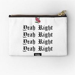 Yeah Right Zipper Pouch