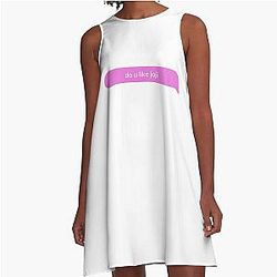 Do Like Joji Pink A-Line Dress