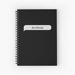 Do U Like Joji Gray Notebook