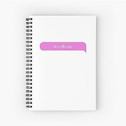 Do You Like Joji - Pink Spiral Notebook