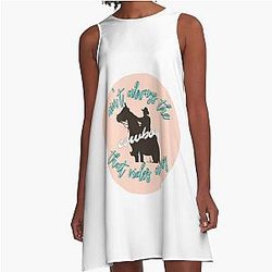Ain't Always the Cowboy - Jon Pardi A-Line Dress