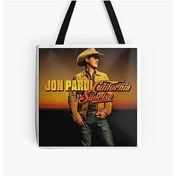 Jon Pardi New Over Print Tote Bag
