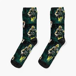 Jordan Love Green Bay Sports Art Socks