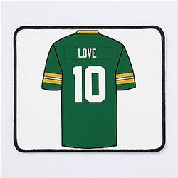 Jordan Love Jersey Mousepad