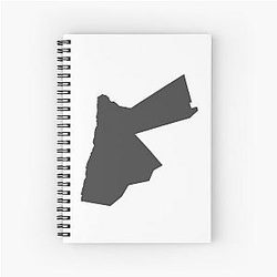 Jordan Love Charcoal Spiral Notebook