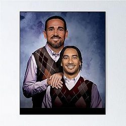 Jordan Love Matt LaFleur Football Poster