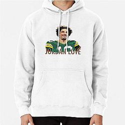 10 Jordan Love Green Bay Pullover Hoodie