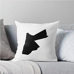 Jordan Love Black Throw Pillow