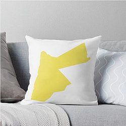Jordan Love in Lemon Throw Pillow