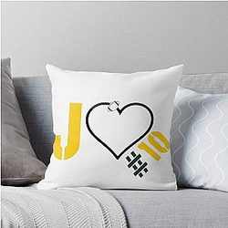 Jordan Love - QB1 Green Bay Packers Throw Pillow