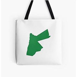 Jordan Love in Green Print Tote Bag