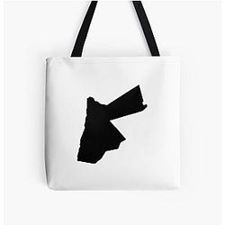 Jordan Love in Black All Print Tote Bag