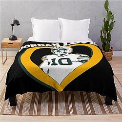 Jordan Love Packers Throw Blanket