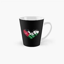 Jordanian Flag Heart Jordan Lover Tall Mug