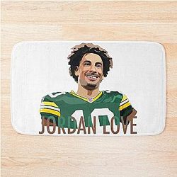 10 Jordan Love Green Bay Bathroom Mat
