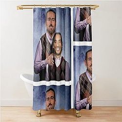 Jordan Love Matt LaFleur Football Shower Curtain
