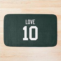 Jordan Love 10 Packers Bath Mat