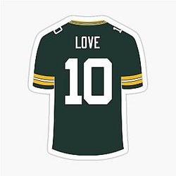 Jordan Love Green Bay Sticker
