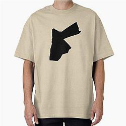 Jordan Love in Black Oversized T-Shirt