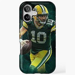 Jordan Love Green Bay Sports Art iPhone Case