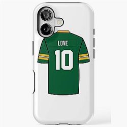 Jordan Love Jersey iPhone Case