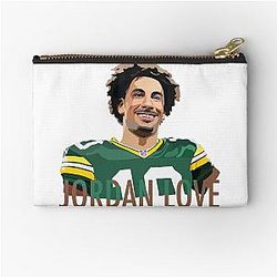 10 Jordan Love - Green Bay Zipper Pouch