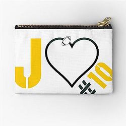 Jordan Love QB1 Green Bay Packers Zipper Pouch