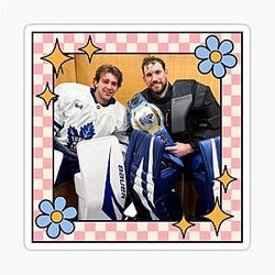 Anthony Stolarz and Joseph Woll Maple Leafs Belt