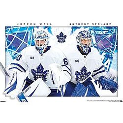 NHL Toronto Maple Leafs Anthony Stolarz & Joseph Woll 25 Wall Poster 34L x 22.4W Unframed Version