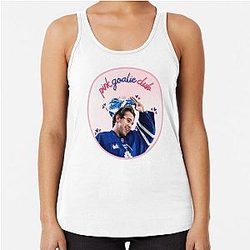The Chappell Collection Joseph Woll Pink Goalie Club Sticker Tank Top