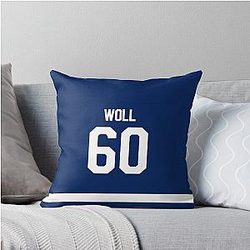 Toronto Maple Leafs Joseph Woll Home Jersey Phone Case Throw Pillow